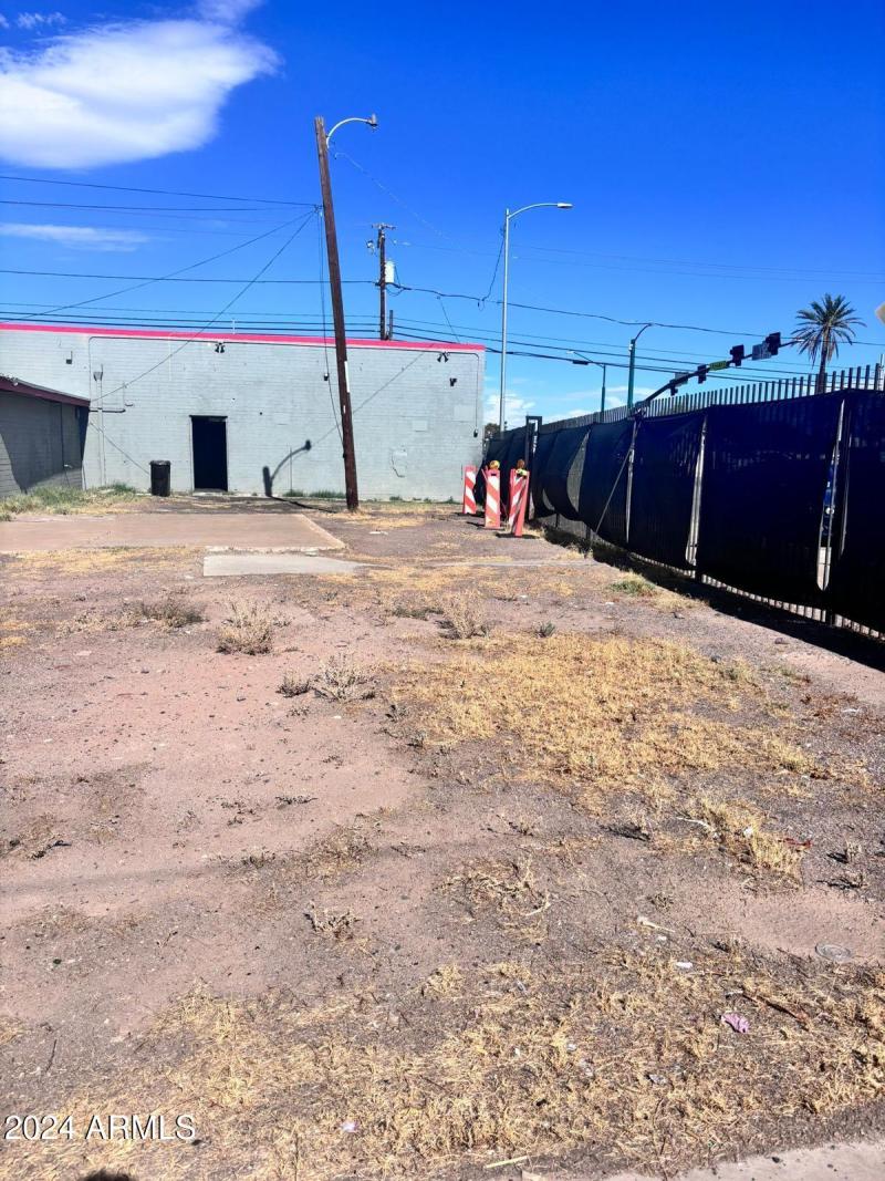 back parking lot
