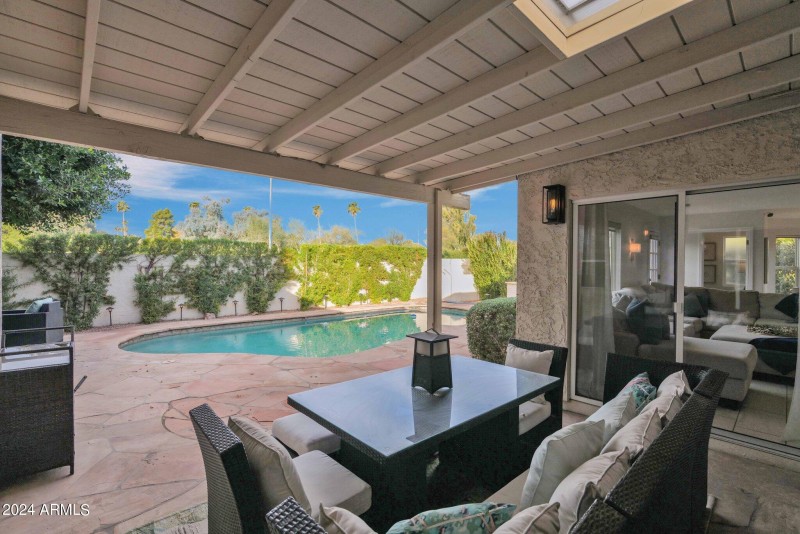 Perfect relaxing patio