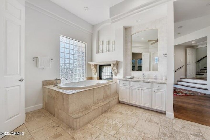 Gorgeous and spacious primary bathroom