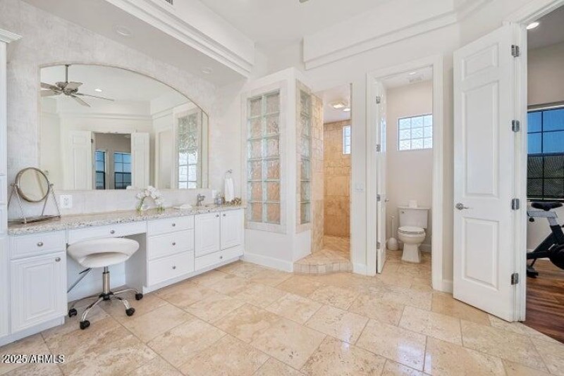 Large walk-in shower