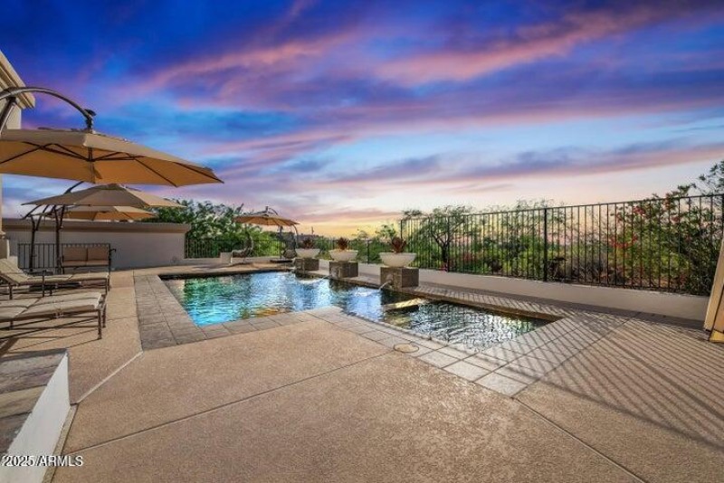 Gorgeous AZ sunsets as you float along!