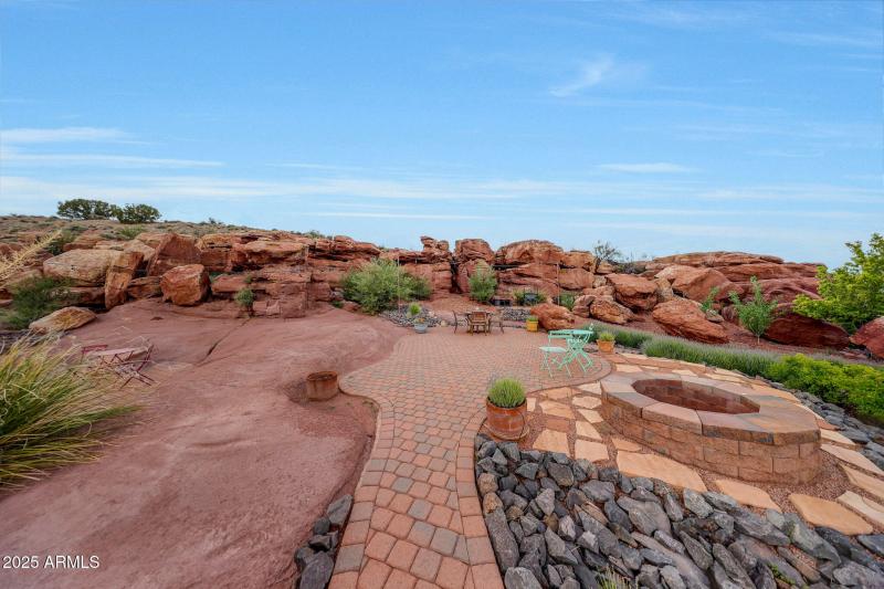 Red Rock Fireplace