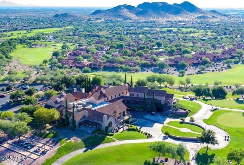 Clubhouse and golf course