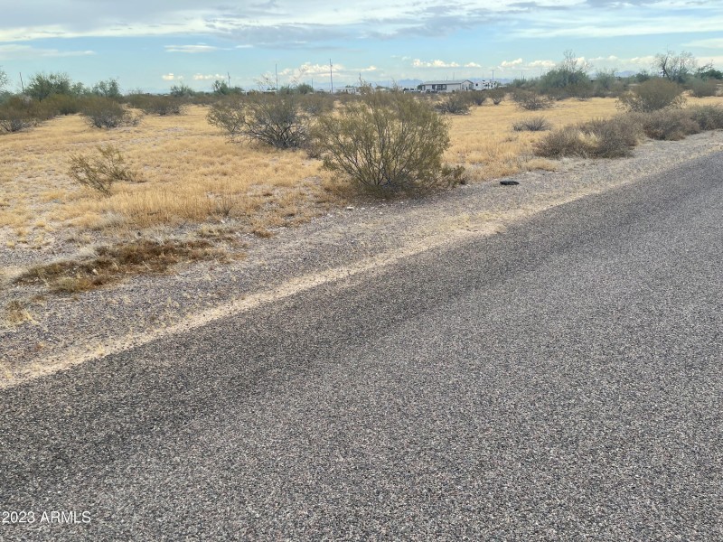 Paved Road Borders South End of Property