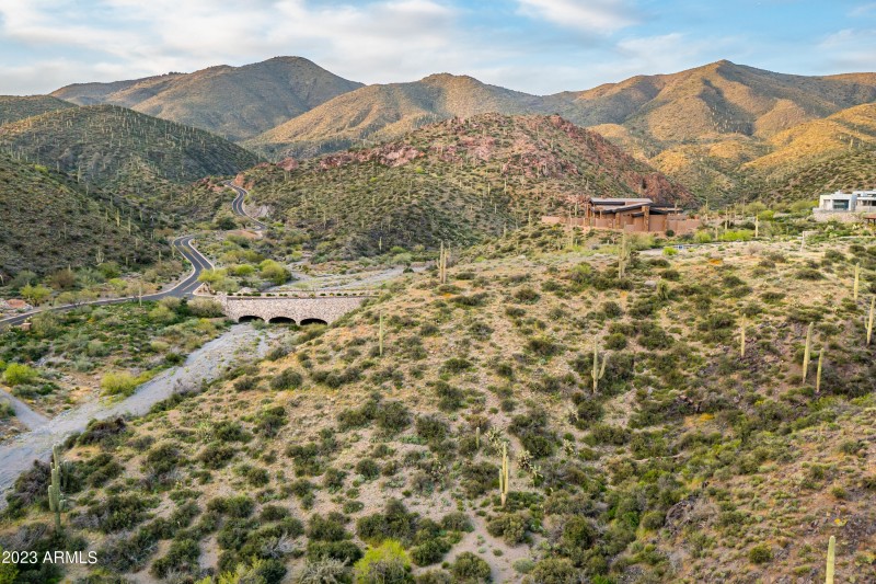 Just below National forest