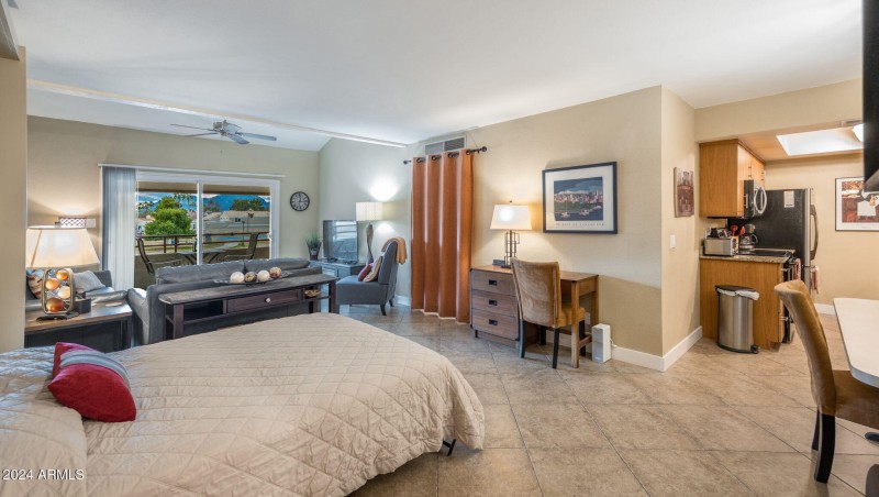 Murphy Bed to Kitchen Living Room