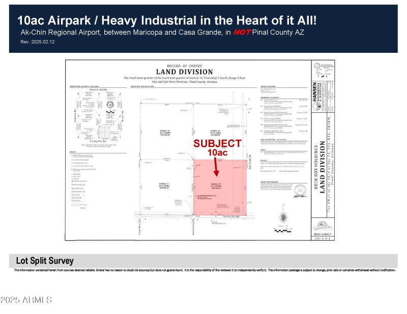 2025.02.12 10ac PINAL COUNTY HEAVY INDUS