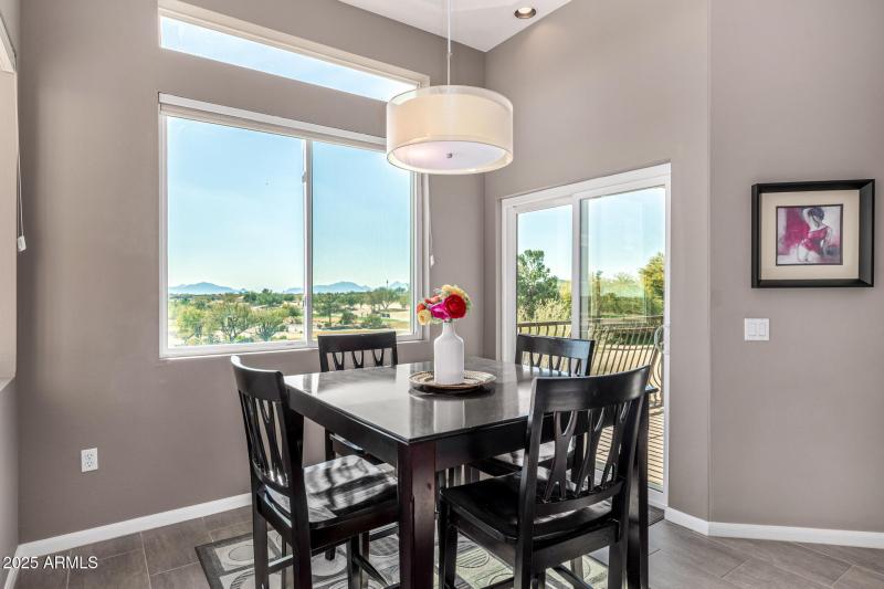 Kitchen Dining with a View