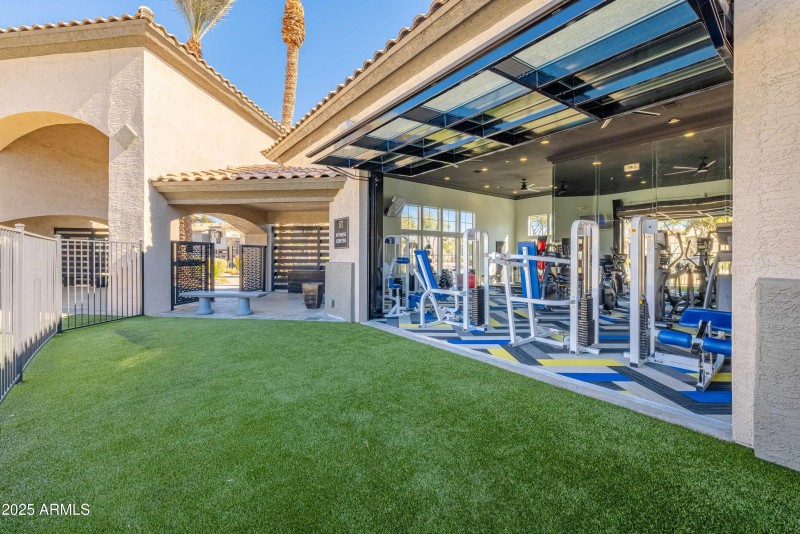 Indoor-Outdoor Gym