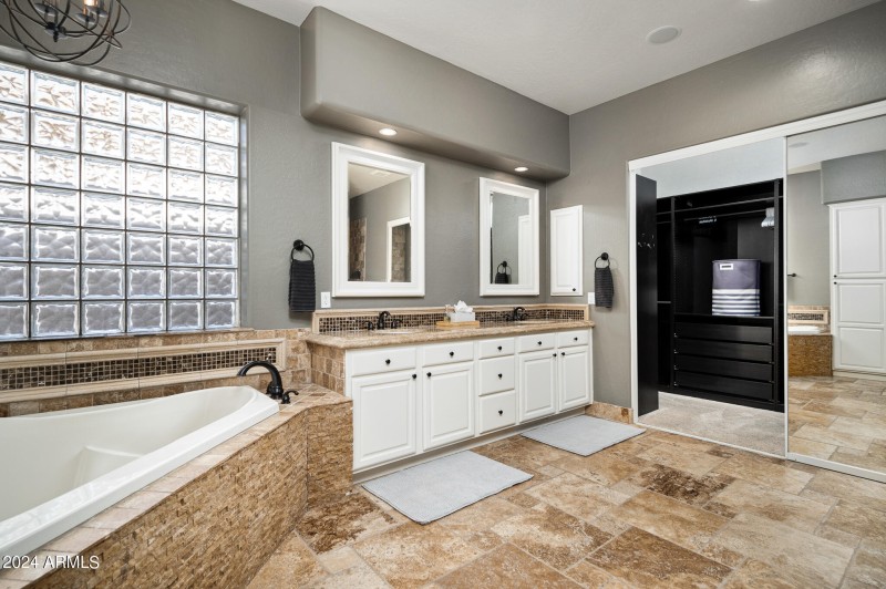 Spa inspired Primary Bathroom