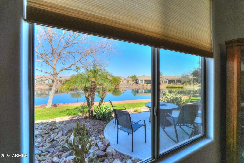 VIEW FROM DINING ROOM