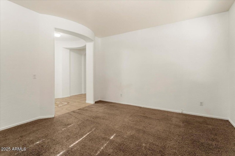 Flex room looking toward entry