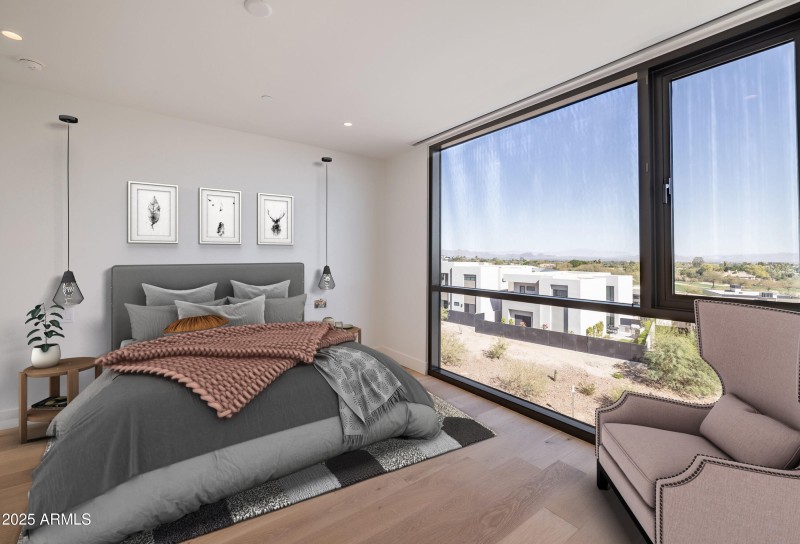 Ascent 304 Primary Bedroom virtually sta