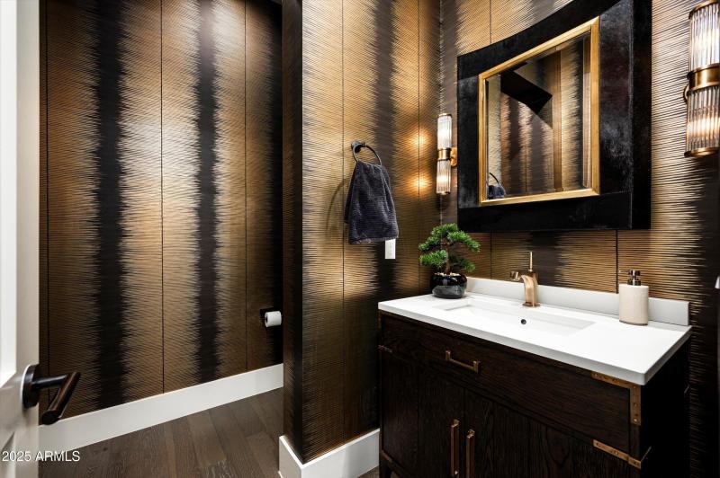 Elegant Powder Bathroom for guests