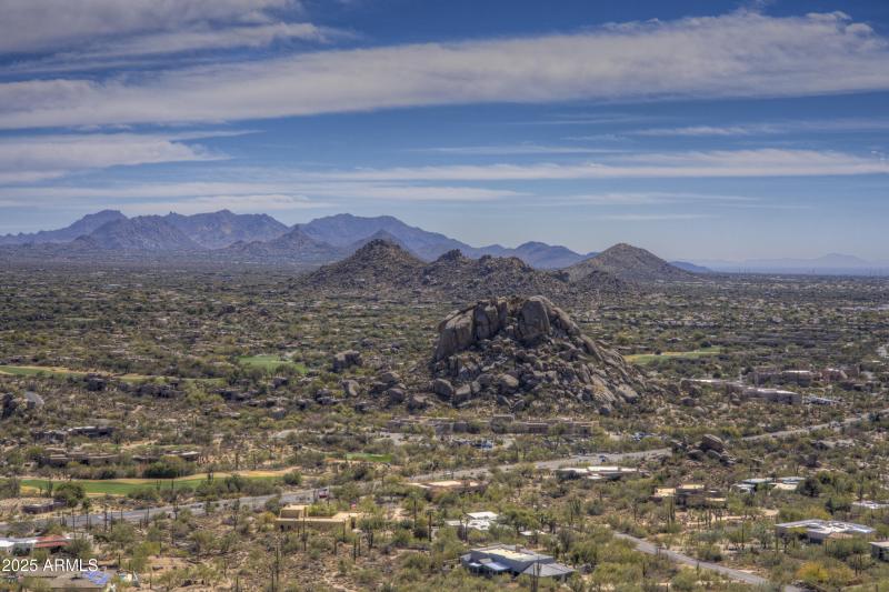 Close-up view of The Boulders Resort