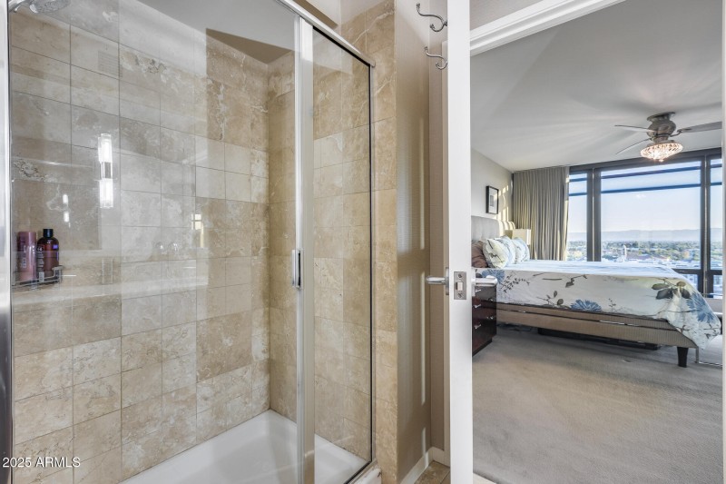 Tile Surround Shower