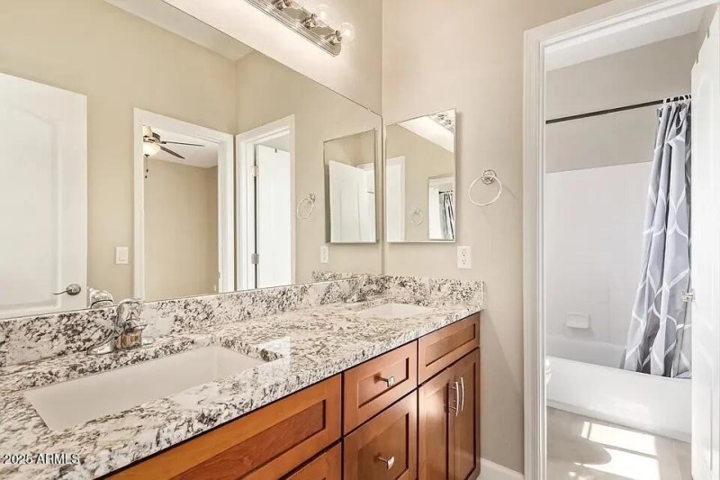 Bathroom shower view