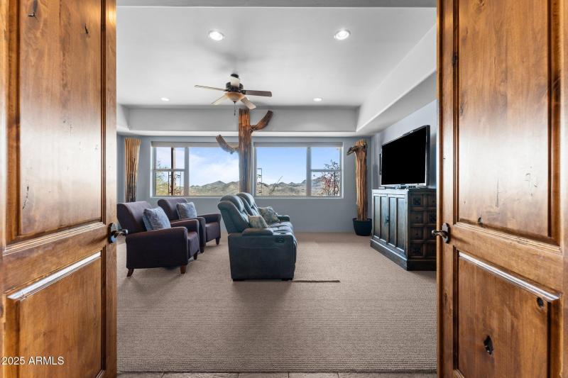 Family room with private entrance