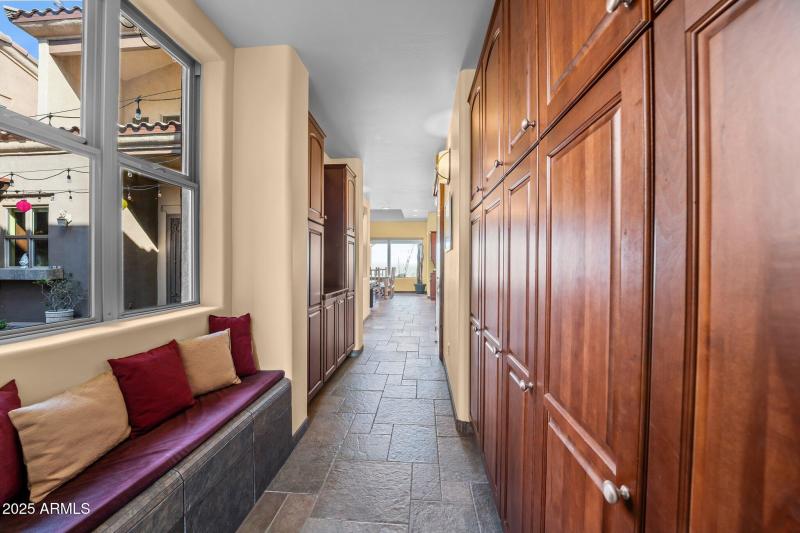 Plentiful storage and pantry