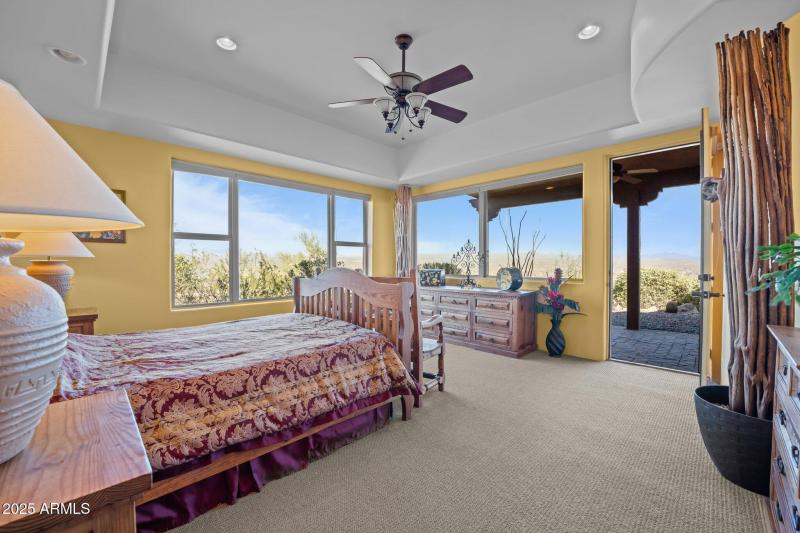 Master suite, private patio