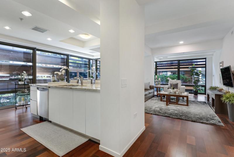 Entrance to Open Floor Plan