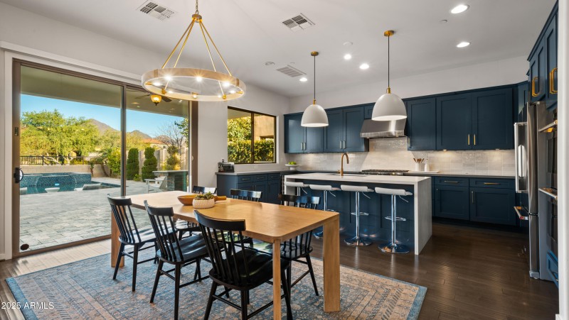 View of the Sparkling pool from inside
