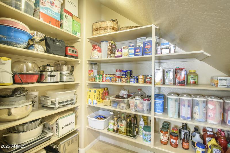 Spectacular Large Walk-In Pantry!