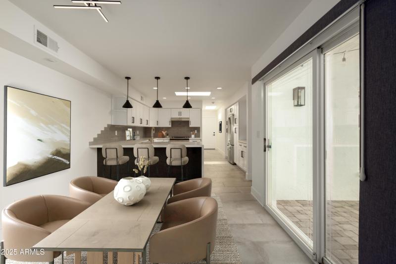 Kitchen Virtually Staged