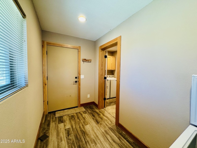Exit from mudroom