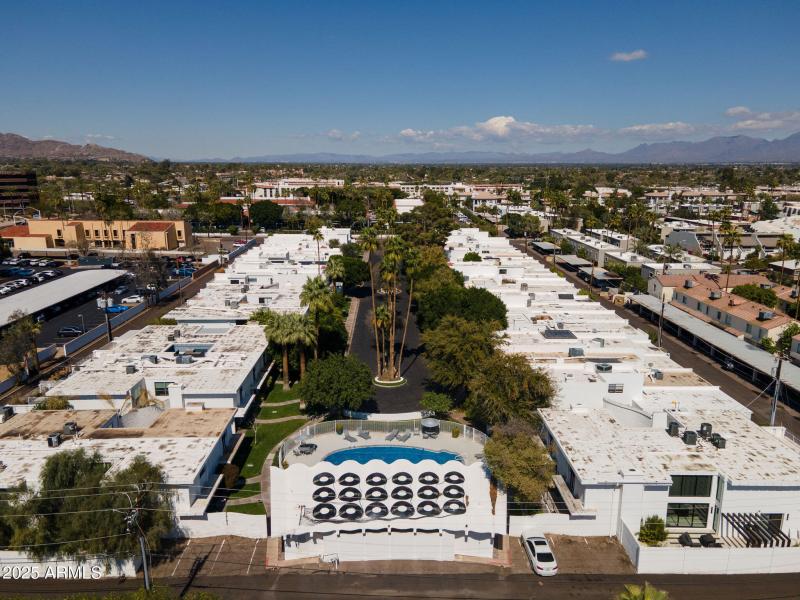 Royale Gardens Aerial View with Pool
