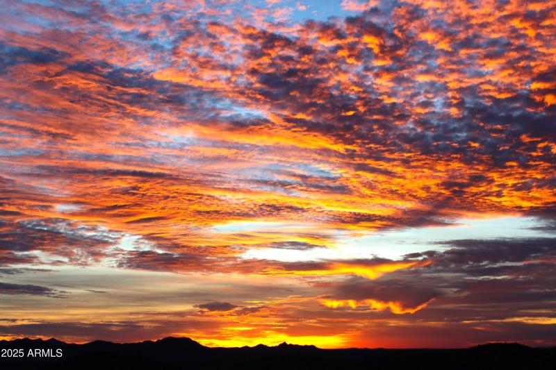 Incredible sunrise from the house