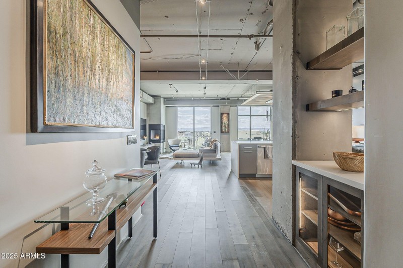 Entry Looking to Living