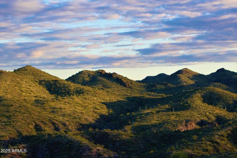 Southern mountain view from the house