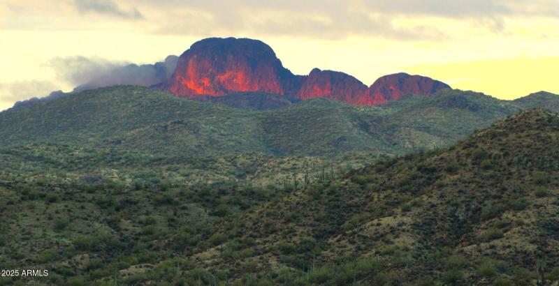 Vulture Peak view from the house
