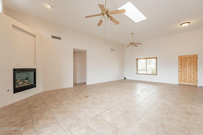 Great room with gas fireplace