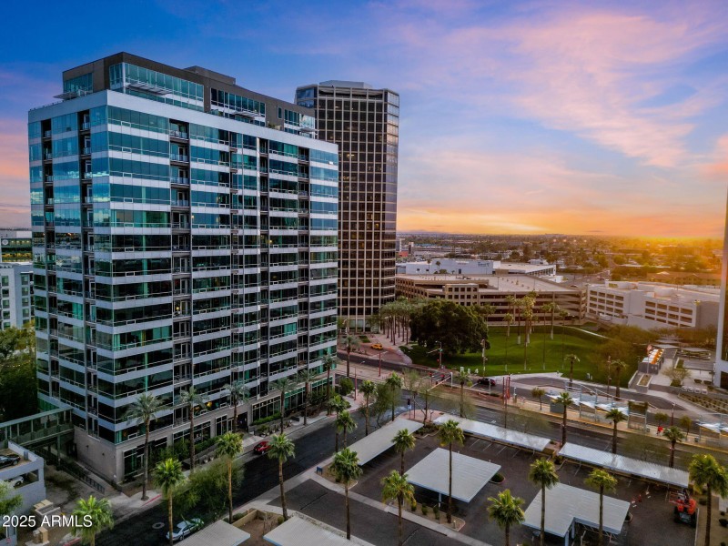 Aerial View of 1 E Lexington