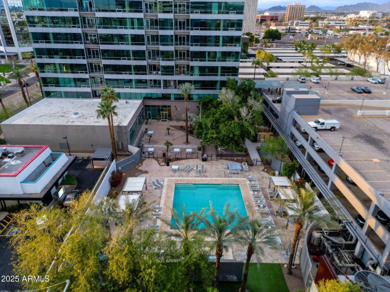 Aerial View of 1 E Lexington