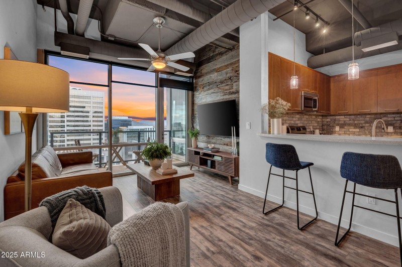 Great Room at Sunset