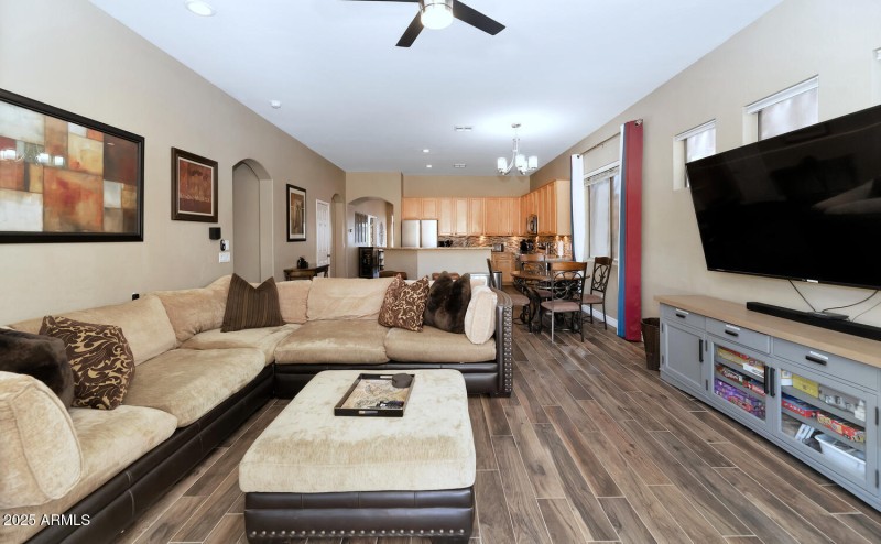 Big Screen TV at Family Room