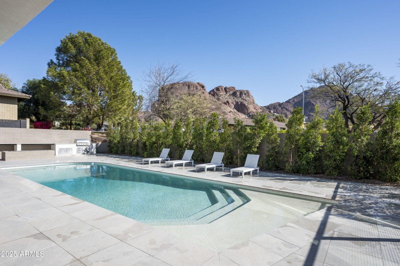Camelback views from the Pool