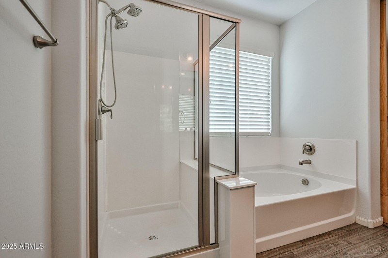 Separate Tub and Shower