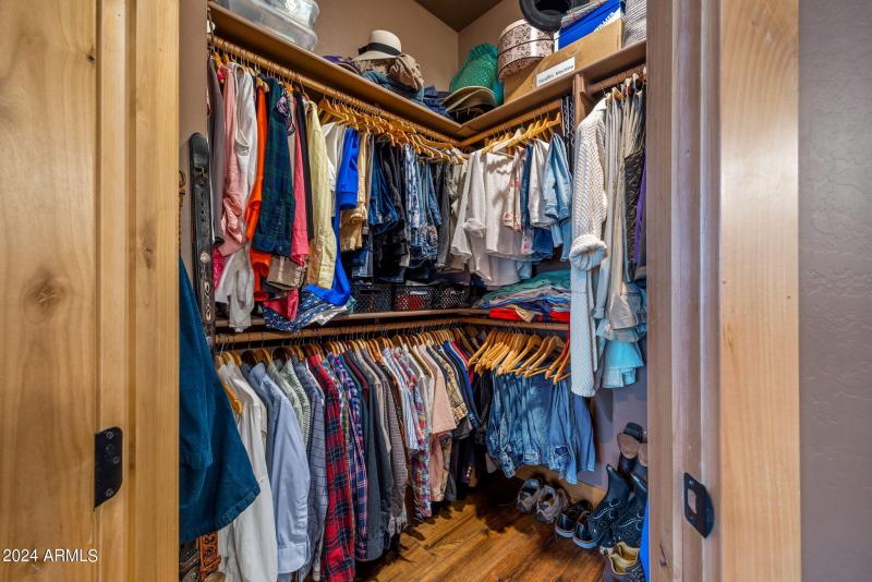 Primary closet