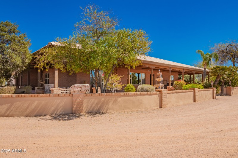 Mature Front Landscape