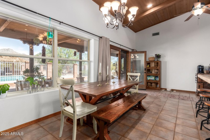 Gorgeous Mountain Views From Dining Room