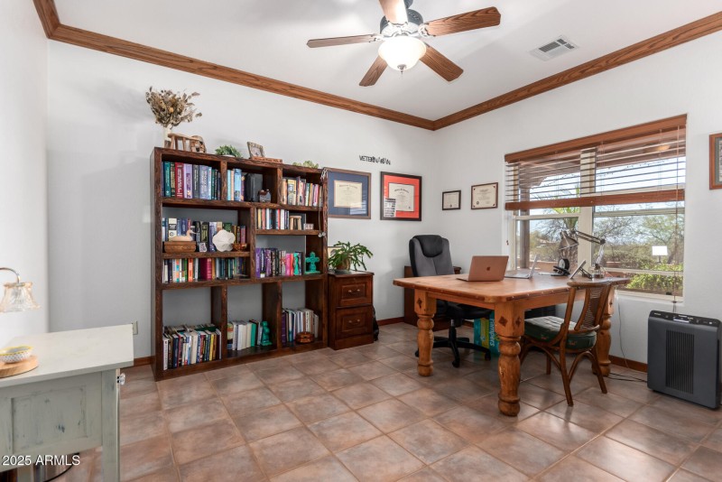 Bedroom 2 shown as a Den