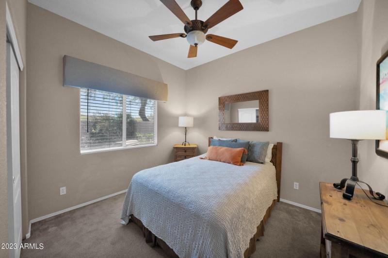 2nd Bedroom with views to yard