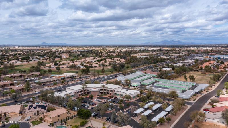 Aerial View Of The Parking Area