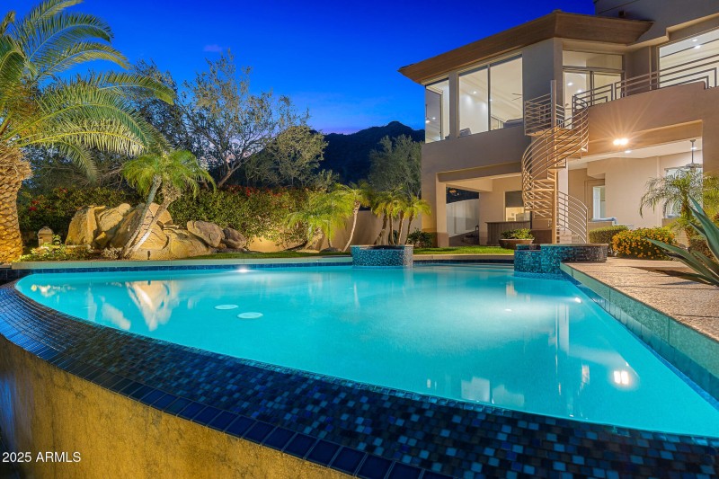 49pool mountain views_twilight