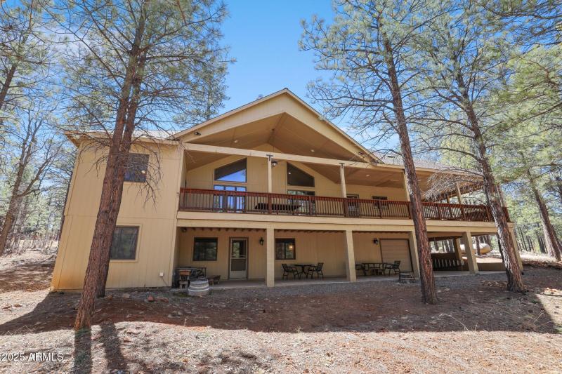 back deck & walkout abasement