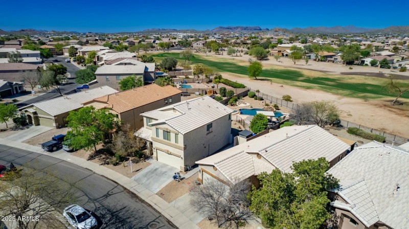 AERIAL VIEW HOUSE OF THE GOLF COURSE